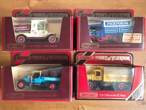 4x Streichholzschachtel Modelle von gestern Y3-4 Y26-1 Y27-1 Y30-1 (Ltd Edition) rot verpackt - Bild 1 von 24