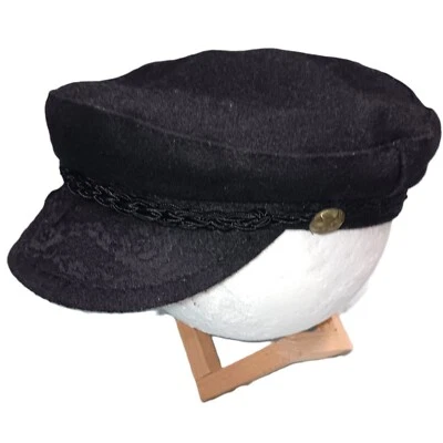Gorra de Pescador Náutica Lana Negra S/M Clásicos Americanos Usada en Excelente Condición Yaht Estilo Griego Foto 1 de 4
