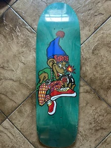 NEU DEAL NEUAUFLAGE SKATEBOARD THE SARGE FUNKY AFFE 9.375 grün orange - Bild 1 von 5