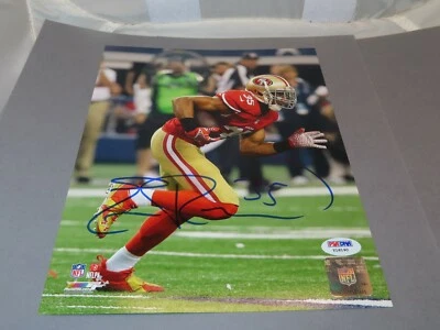 Foto autografiada 8x10 firmada por Eric Reid de los 49ers de San Francisco certificado de autenticidad PSA/ADN 1F Foto 1 de 4