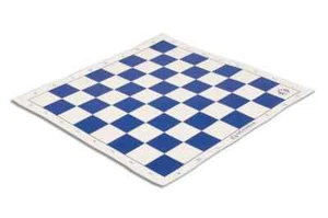 Premium Vinyl Chess Board - 2.25" - Royal & Buff - Picture 1 of 2