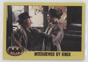 1989 Topps Batman Interviewed by Knox #244 0a3