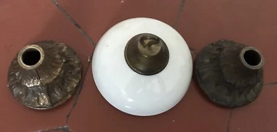 Rosaces cache-fils Bronze luminaire Plafonnier Suspension décoration - Photo 1/2