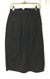 VINTAGE Woolrich Damen Baumwolle schwarz Pleased High Waist Rock Academia (213) - Bild 1 von 12