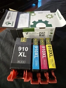 910Xl Ink Cartridge 4 Pack (Black, Cyan, Magenta, Yellow) HP Officejet Pro 8025e - Picture 1 of 4