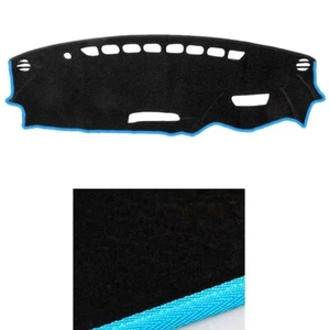 Black Dash Mat Cover w blue for 2015~ 2020 Mazda CX-3 w/ Active Driving Display - Picture 1 of 6