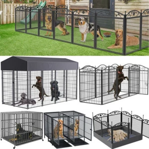 BingoPaw All Types Strong Dog Crates Cage Jumbo Indoor Outdoor Large Dog Kennel - Picture 1 of 39