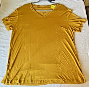 Top Pullover Crazy Train Mostaza Elastizado Para Mujer Generoso Talla X-Grande Nuevo Con Etiquetas - Imagen 1 de 5