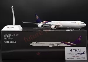 (Súper Raro) 1:200 JC Wings* Thai Airways A340-600 HS-TNC Modelo de Avión Diecast - Imagen 1 de 15