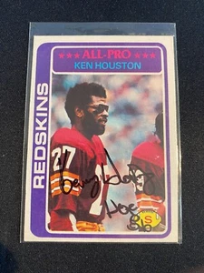 1978 Topps Football #10 Ken Houston AUTO!! 1€ VERSAND!! - Bild 1 von 2