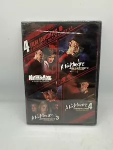 NEW SEALED DVD A NIGHTMARE ON ELM STREET 1-4 SET 4 FILM FAVORITES - Picture 1 of 2