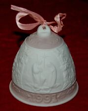 LLADRO Porcelain CHRISTMAS BELL 1991 #5803 Made in Spain