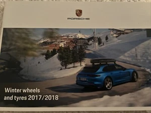 Porsche Winter Wheels And Tyres Car Brochure Price List 2017/18 44 Pages - Picture 1 of 5