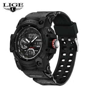 Reloj Hombre Reloj Hombre Fecha Impermeable Lujo Reloj Hombre Cuarzo Negro - Imagen 1 de 9