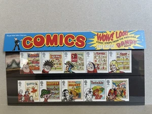2012 Royal Mail Comics Stamp Presentation Pack w/ Mini Comic (No. 469) - Picture 1 of 4