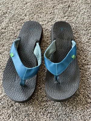 Chanclas de yoga Sanuk para mujer azul buceo talla 7 Foto 1 de 4