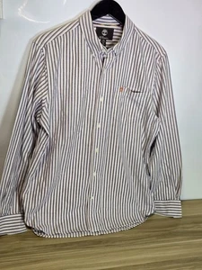 Mens Timberland Earthkeepers Check Shirt 50% Organic Cotton Medium 22" Pit 30" L - Picture 1 of 10