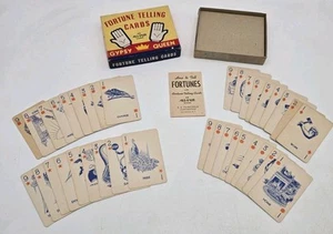 RARO! ¡Tarjetas de adivinación de la reina gitana de 1940! - Imagen 1 de 5