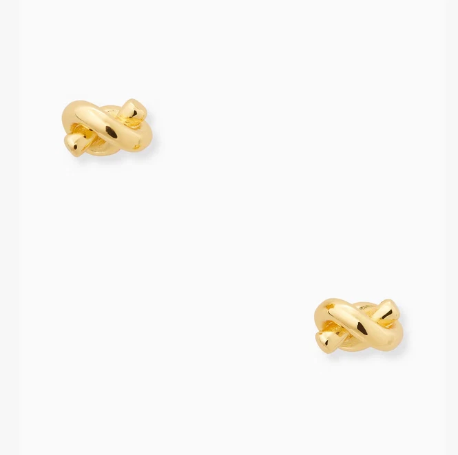 Kate Spade Polished Goldtone Sailor's Knot Stud Earrings O0r00064