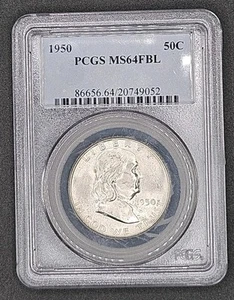 1950 Franklin Half Dollar | PCGS MS64FBL | Full Bell Lines! - Bild 1 von 4