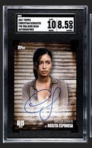 CHRISTIAN SERRATOS as ROSITA ESPINOSA 2017 Autograph TOPPS WALKING DEAD SEASON 6 - Picture 1 of 2