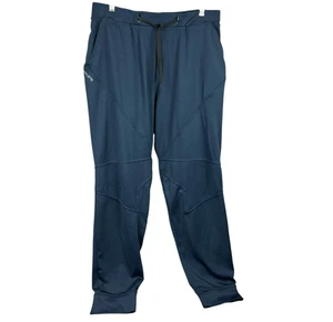 HYLETE Training Sweatpants Mens Large Blue Jogger Stretch Zip Pockets Athleisure - Picture 1 of 7
