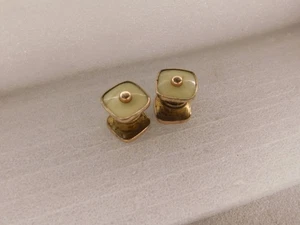 Gemelos a presión hechos en Inglaterra - dorados - Imagen 1 de 8