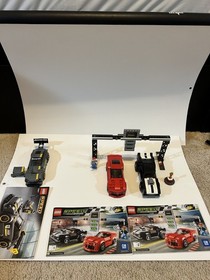 LEGO Speed Champions (75874) + (7587) Drag Race - Complete Except Box