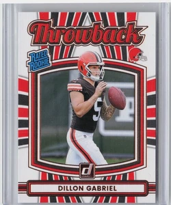 Dillon Gabriel - 2025 Panini Donruss - Novato con clasificación de retroceso #15 - Browns (RC) - Imagen 1 de 2