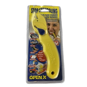 New Ranchmark Package Opener OpenX Yellow Dual Blade Universal - 7" Long - Picture 1 of 4