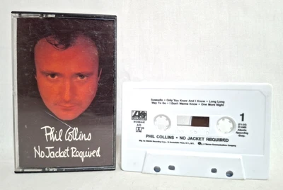 Vintage 1985 Original Phil Collins No Jacket Required Cassette Tape Contemporary - Image 1 of 4