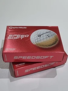 Pelotas de golf blandas TaylorMade Speed * 2 docenas - 24 pelotas blancas * totalmente nuevas - Imagen 1 de 6