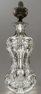 AMERICAN BRILLIANT CUT GLASS DECANTER W/DOMINICK & HAFF STERLING SILVER STOPPER - Picture 1 of 23