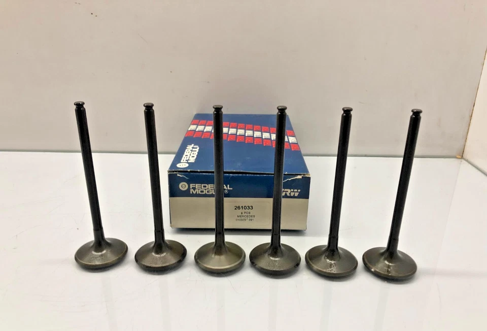 6 X Válvula de escape 261033 V94391 113 050 02 27 para MERCEDES-BENZ VITO VIANO M112 Foto 1 de 4