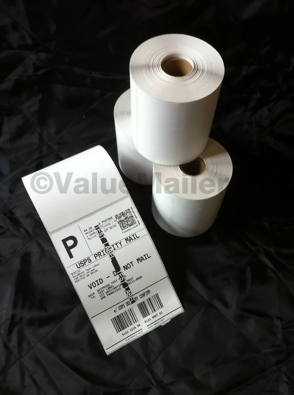 4 Rolls 250 4x6 Direct Thermal Labels Premium Zebra Eltron 2844 Compatible - Image 1 of 1