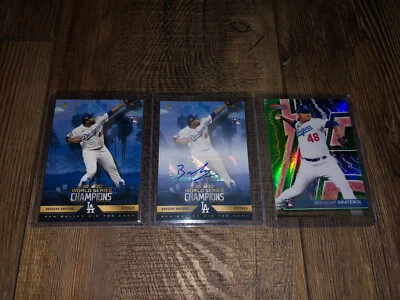 Brusdar Graterol Auto 2020 Topps World Series Dodgers #8, Bowman Best RC, Base - Image 1 of 4