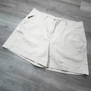 L.L.Bean Damen Cargoshorts Größe 20 Taschen Komfortbund Khaki Freizeit - Bild 1 von 15