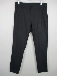 Pantalones Lululemon Commission Talla 31 Negros Warpstreme Clásico M5710S Bolsillos TAL CUAL - Imagen 1 de 16