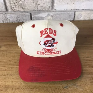 Vintage 90s Cincinnati Reds Signatures Snapback Hat Cap MLB BASEBALL Vtg rare - Picture 1 of 9