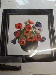 Theo Gouverneur gezählte Kreuzstichpackung Anenome 1064 Neu - Bild 1 von 4