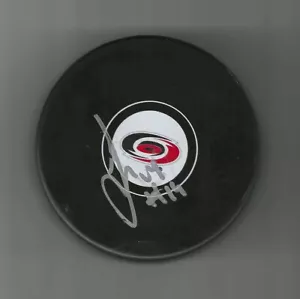 Sergei Samsonov Signed Carolina Hurricanes Puck - Picture 1 of 1