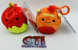 JUEGO DE MALVAVISCOS CON CLIP DE 3,5" PULGADAS "2023 HALLOWEEN" KEIR MANPLE & ERNEST MONSTER - Imagen 1 de 2