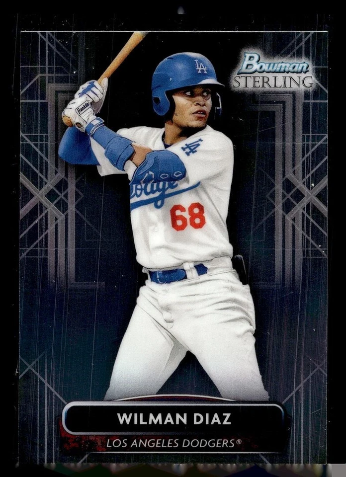 2022 BOWMAN STERLING WILMAN DIAZ DODGERS - Image 1 of 1
