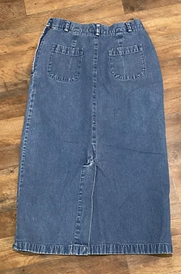 FALDA DENIM PETITE TALLA 12 MUJER CON VOLANTES TALLA 12 Foto 1 de 3