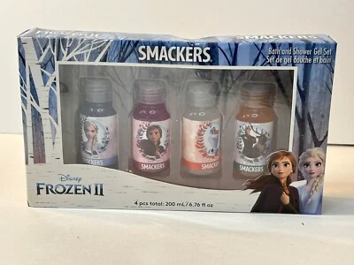 Nuevo en caja Disney Frozen 2 Smackers Juego de gel de baño y ducha y 3 bombas de baño Nuevo Foto 1 de 4