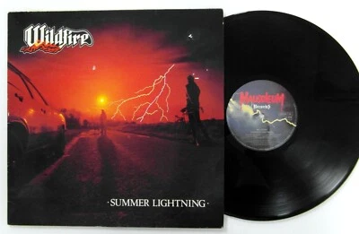 WILDFIRE Summer Lightning LP Mausoleum MINT- vinyl 1984 w/Lyric Insert Foto 1 de 4