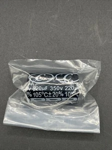 Condensadores electrolíticos axiales 220uf 350v - Imagen 1 de 3
