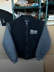 Vintage King Louie Teamsters Union 726 Chicago Bomber Jacket Full Zip Size XL - Picture 1 of 11