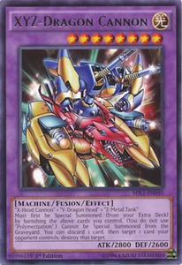 XYZ-Dragon Cannon X 1 MILI 1er Raro Como Nuevo YUGIOh - Imagen 1 de 1