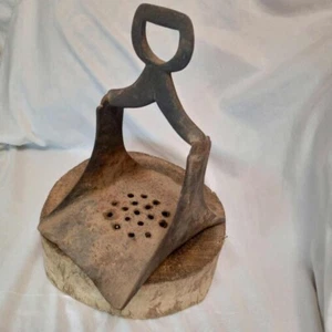 ANTIQUE WROUGHT IRON STIRRUP BLACKSMITH HAND FORGED n1 - Picture 1 of 15